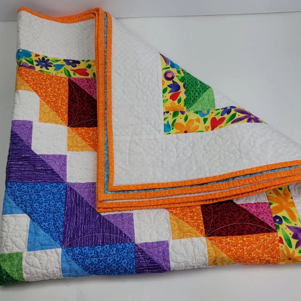 Bits & Pieces Small Quilt Multicolor